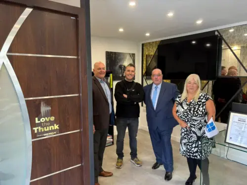 Gerda Door Features At New UK Glaze HQ